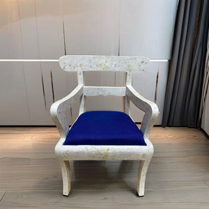 Silla de Comedor de Lujo Moderna con Incrustaciones Florales, Último Diseño para Hogar, Oficina, Hotel, Restaurante, Muebles para el Hogar y Apartamentos - Product Image 1