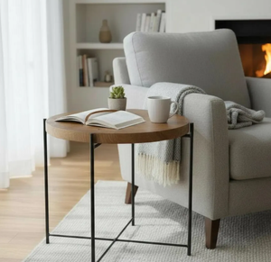 High Trending Old Style Classic Design Metal Iron Wooden Tables Customized Size Shape & Colour Uses In Home Hotel - Product Image 4