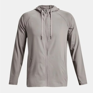 High Quality Unisex Waterproof Windbreaker <b>Jacket</b> with Print Zipper Closure <b>Hooded</b> <b>Soft</b> <b>Shell</b> for Summer Low MOQ Wholesale - Product Image 2