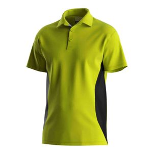 เสื้อโปโลผู้ชายแบบเรียบง่ายคุณภาพสูงขายส่ง พร้อมปักโลโก้ตามสั่ง - Product Image 1