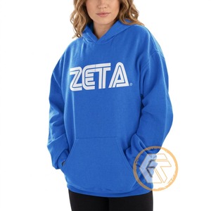 Sudadera con Capucha GREEK TREASURES Ligera, Cómoda para Invierno, Diseño Personalizado con Logotipo Zeta Phi Beta, 100% Algodón, 500g, para Mujer - Product Image 3