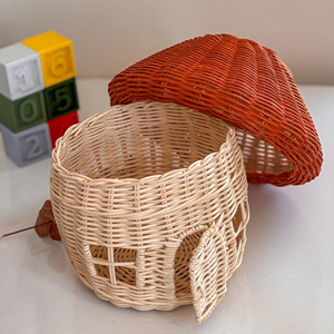 Jouets artisanaux pour bébés et tout-petits, maison de jeu en rotin durable, prix de gros, maisons de jeu pour enfants - Product Image 3