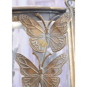 Lanterne en métal au design créatif, lanterne à bougie en métal plaqué or abordable, variété exclusive de lanternes en métal pour la décoration de la maison - Product Image 5