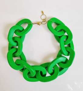 Collar artesanal con cuentas en forma de corazón para mujer, joyería de resina moderna para fiestas y bodas - Product Image 5