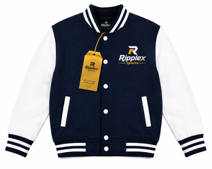 Veste varsity classique pour enfants, style sportif confortable et doux, idéale pour l'école, les jeux et les aventures amusantes. Service OEM ODM. - Product Image 4