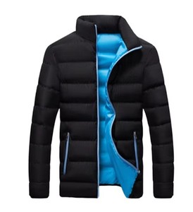 OEM Men's <b>Canvas</b> Puffer <b>Jacket</b> Warm Winter Coat Hooded Breathable Windproof Custom Lightweight Outerwear - Product Image 1