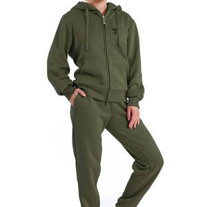 Streetwear d'hiver pour hommes, nouveau style de sweat à capuche en coton évasé, ensemble de jogging, survêtements de course à motif solide, meilleures ventes - Product Image 2