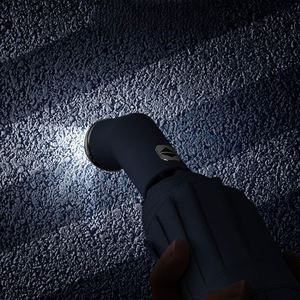 Factory Custom Black Coated 10K 3-Fold Automatic Uv <b>Windproof</b> Sun & Rain Protection Led Light <b>Umbrella</b> - Product Image 2