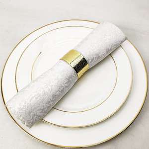 Anneaux de serviette décoratifs de haute qualité pour serviettes en tissu, idéaux pour les hôtels, les restaurants et la maison - Product Image 4