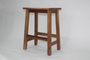 Rustic <b>Antique</b> Wood <b>Stool</b> and Ottoman-Durable & Eco-Friendly for Home Apartment Villa Hotel Use - Product Image 4