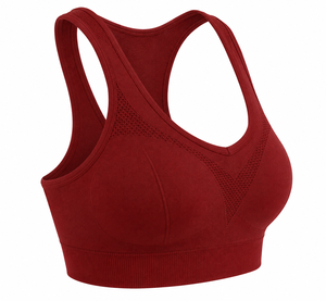 เสื้อชั้นในกีฬาไร้ตะเข็บสำหรับผู้หญิง แบบกระชับสูง ทรง Racerback สำหรับโยคะ ฟิตเนส และออกกำลังกาย - Product Image 2