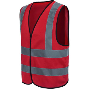 Chaleco de seguridad económico de poliéster, reflectante, para trabajo y seguridad en el tráfico, con logotipo personalizado impreso, subido por Dress Sports - Product Image 4