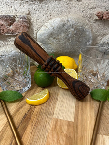 SANIYA HANDICRAFT Cóctel de madera natural único Muddler Recuerdo de madera pulido hecho a mano Cada pieza Estilo de amor único - Product Image 5