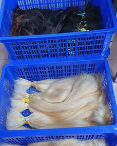 Vente en gros Meilleur prix 100% Extensions de cheveux de bébé vietnamiens vierges Cheveux humains en vrac de style vague naturelle et droite de haute qualité - Product Image 5