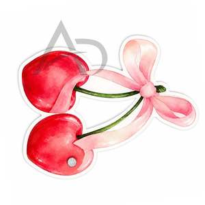 Bandeja de Pestañas Acrílica Rosa Cereza con Lazo, Estética Sostenible, Bandeja de Pestañas con Logotipo Personalizado, Impresión OEM, Linda Bandeja de Pestañas con Diseño de Cereza - Product Image 2