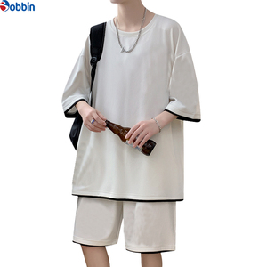 Conjunto de Verano Personalizado de Moda Urbana para Hombre, Camiseta y Pantalones Cortos Transpirables de Alta Calidad, Conjuntos de Camiseta para Hombre, Moda Urbana Juvenil - Product Image 1