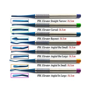 ชุดเครื่องมือถอนรากฟันแบบโค้ง PDL สำหรับทันตกรรมมืออาชีพ ขนาด 16.5 ซม. จำนวน 7 ชิ้น ทำจากเหล็กกล้าไร้สนิมสำหรับผ่าตัด ใช้ซ้ำได้ - Product Image 1