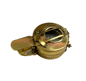 Brújula de Bolsillo de Latón de Calidad de Exportación, Instrumento Náutico con Tapa Articulada, Decoración Marina Vintage, Disponible al Mejor Precio del Mercado - Product Image 6