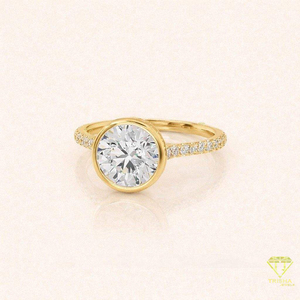 Anillo de Compromiso de Moissanita de Calidad de Exportación Exclusiva para Propuesta de Matrimonio, Aniversario y Ocasiones de Regalo Disponible al Mejor Precio - Product Image 3