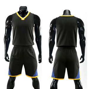 Ensemble d'uniformes de basketball en polyester, col rond, pour jeunes, avec design et taille personnalisés - Product Image 1