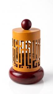 Premium Matte Black Geometric Mango Wood Handmade Incense <b>Burner</b> Aromatherapy Diffuser for Home Decor - Product Image 2