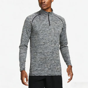 Sweat-shirt en gros : Zip quart de col personnalisé en polyester recyclé pour les marques de golf américaines, logo, faible MOQ, tailles S-XL - Product Image 5