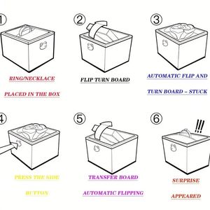 Boîte à bijoux rotative en forme d'ours avec bougie surprise (collier et bague non inclus) - Product Image 4