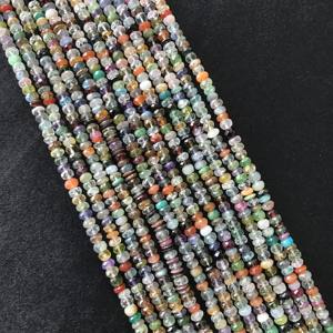 Cuentas Redondas Lisas Multicolor de Piedra 100% Naturales, Certificadas por IGI, Grado AA, de 5mm-5.5mm, con Multifuego, Gemas Vivaaz para Joyería - Product Image 3