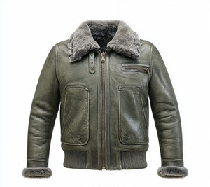 Champ King VESTE EN CUIR ET POILS DE HAUTE QUALITÉ PREMIUM - Product Image 3
