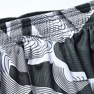 Shorts de basketball pour hommes grande taille, double couche, qualité supérieure, entièrement sublimés, respirants, séchage rapide, taille élastique, personnalisables - Product Image 4