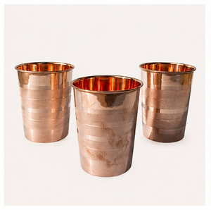 Pure <b>Copper</b> Water Glasses for Ayurvedic Health Benefits Handcrafted Solid <b>Copper</b> Tumblers Eco-Friendly Drinkware for Home Use - Product Image 1