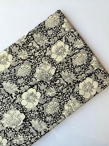 Floral Print Hand Block Cotton <b>Fabric</b> Artisan Made Material for Sewing, Garment Making, Quilting & Wholesale Supplier - Product Image 4