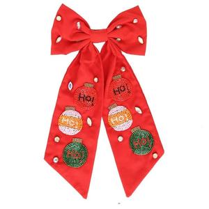 Lindo lazo para el cabello con cuentas, accesorio para niñas y adolescentes, hecho a mano por artesanos, lazo para el cabello bordado con cuentas de semillas. - Product Image 1