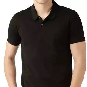 Polo piqué pour homme, personnalisable, en coton peigné de haute qualité, pour uniforme décontracté, avec patch brodé uni et patch 3D à coudre - Product Image 2