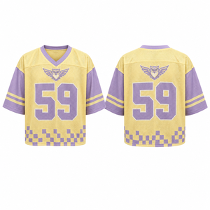 เสื้อฟุตบอลทรงบ็อกซี่แบบซับลิเมชั่น รับผลิตแบบ OEM ODM ขายส่ง ผลิตจากโพลีเอสเตอร์ 100% เย็บอย่างทนทาน ทรงหลวม แขนสั้น เหมาะสำหรับการฝึกซ้อม ออกแบบได้ - Product Image 6