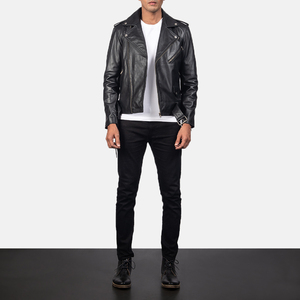 Premium Men Leather Jacket Slim Fit Casual Fashion Jacket Custom Logo OEM Wholesale Supplier - Product Image 6