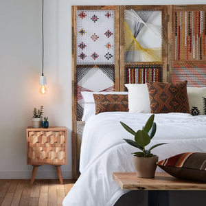 Mesita de Noche de Madera Maciza de Mango Hecha a Mano con Cajón Tallado, Mueble Moderno para Dormitorio, Ideal para Almacenes - Exportación Mundial - Product Image 2