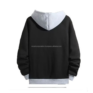 Sweat-shirts d'hiver pour hommes de haute qualité, 100% coton molletonné, fermeture éclair, chauds, décontractés, impression personnalisée, service OEM - Product Image 4