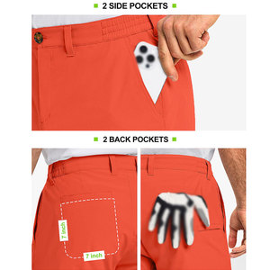Shorts de golf slim fit pour hommes – Performance moderne, extensibles, décontractés, légers, pour l'été, vêtements de sport, personnalisables avec logo - Product Image 4