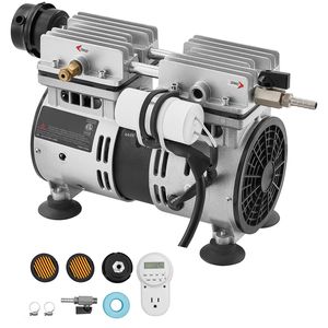 Aérateur de bassin 5,2 CFM 3/4 HP avec compresseur d'air pour lacs jusqu'à 3 acres, protection contre la surchauffe et valve anti-retour - Product Image 1