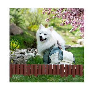Wood Looking <b>Plastic</b> <b>Fence</b> Panels Outdoor <b>Plastic</b> Grass <b>Fence</b> - Product Image 1