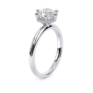 Anillo de Compromiso Solitario con Diamante Cultivado en Laboratorio de Corte Brillante Redondo de 2.30CT, Oro Blanco, 6 Puntas, Joyería Fina para Boda, Venta al Por Mayor - Product Image 1