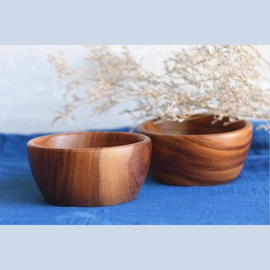 Hot Sale Eco Friendly <b>Wooden</b> Bowl <b>Set</b> <b>Food</b> Safe Acacia Wood Serving Bowl Custom Design <b>Wooden</b> Bowl for Kitchen Tabletop & Decor - Product Image 3