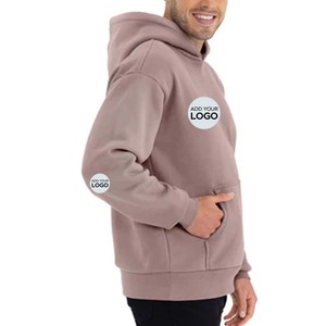 Sweat-shirts à capuche unis pour hommes, sweat-shirts basiques pour hommes, 70% coton, 30% polyester, sweat-shirts à capuche de qualité supérieure - Product Image 1