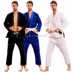 High Quality <b>Light</b>-Weight 100% Cotton Karate Uniform New Style Training Suit with Custom Logo for Men with Stretch Feature - Product Image 1