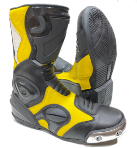 Bottes de moto en cuir véritable de haute qualité, best-seller, respirantes, légères, taille plus, pour la pratique du motocross - Product Image 2