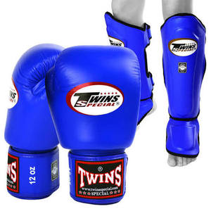 ถุงมือชกมวยไทย MMA คิกบ็อกซิ่ง ซานด้า ขายดีอันดับต้นๆ พร้อมสนับแข้ง กันลื่น สายรัดข้อมือปรับได้ ปรับแต่งได้ตามต้องการ - Product Image 1