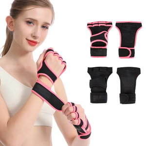 Customized Logo Half Finger Fitness <b>Gloves</b> for <b>Weight</b> Lifting Gym Training Bodybuilding Workout - Product Image 1