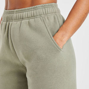 Pantalones Deportivos Personalizados para Mujer en Verde Salvia, Cintura Elástica, Bolsillos Laterales, Pantalones Holgados Informales, Ropa Casual de Calle, Venta al Por Mayor en EE. UU. y Reino Unido - Product Image 5