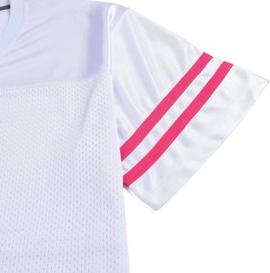 Yellow V-Neck Short Sleeve Baseball Jersey With <b>Red</b> Trim Casual Sport Shirt Summer Wear - Product Image 3